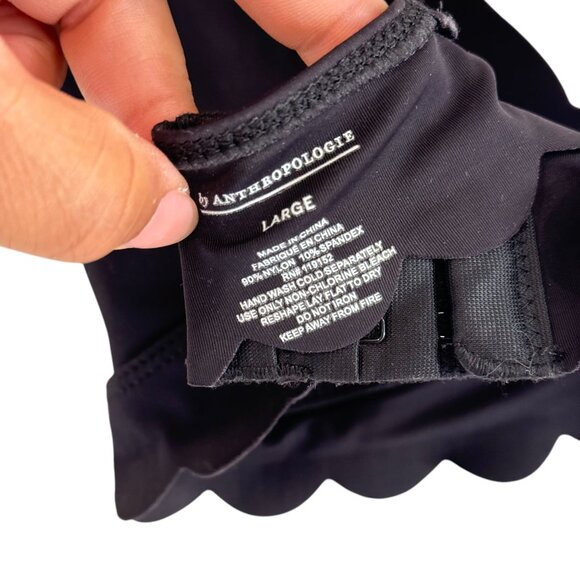 Anthropologie Women's Seamless Scalloped Bralette Size L - Picture 3 of 4